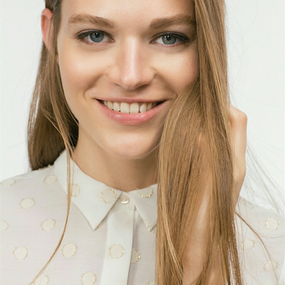 Career blouse with detail