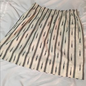 J. Crew Ikat Sidewalk Skirt