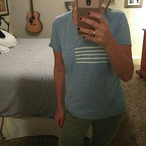 Jcrew striped pocket tee