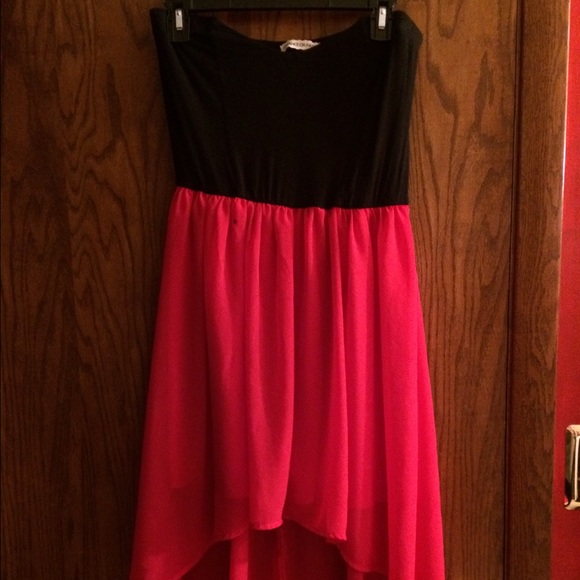 Black and Red Dress