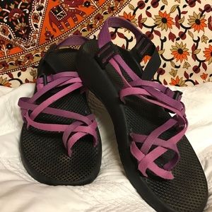 Purple chacos