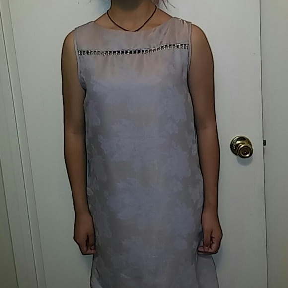 Evening dress with overcoat