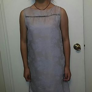 Evening dress with overcoat