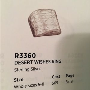 Silpada Desert Wishes Ring