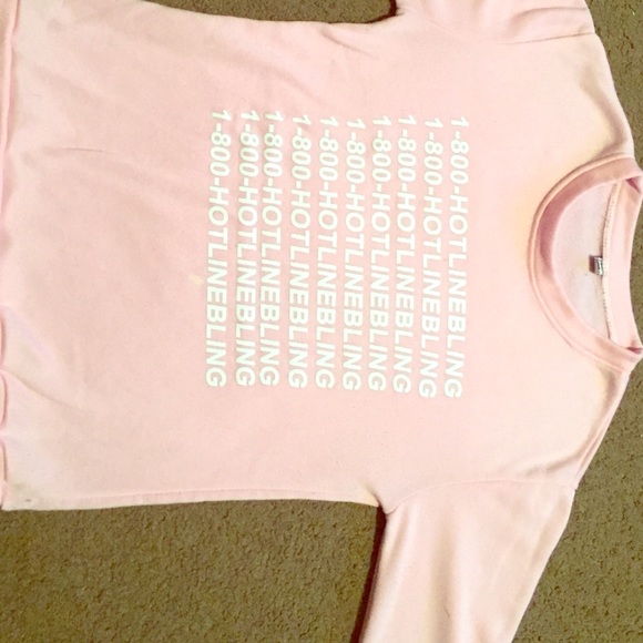 1-800-HOTLINE BLING sweatshirt