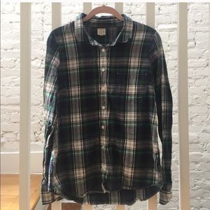 J Crew Perfect Flannel Shirt Size S