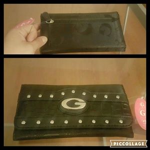 Black fabric wallet