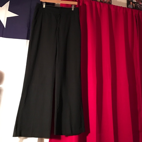 Wide leg black trouser - Picture 1 of 4