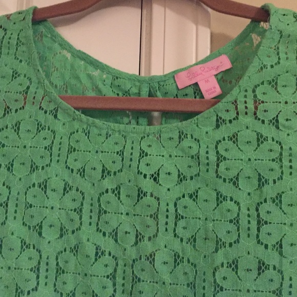 Lilly Pulitzer lace top - Picture 3 of 4
