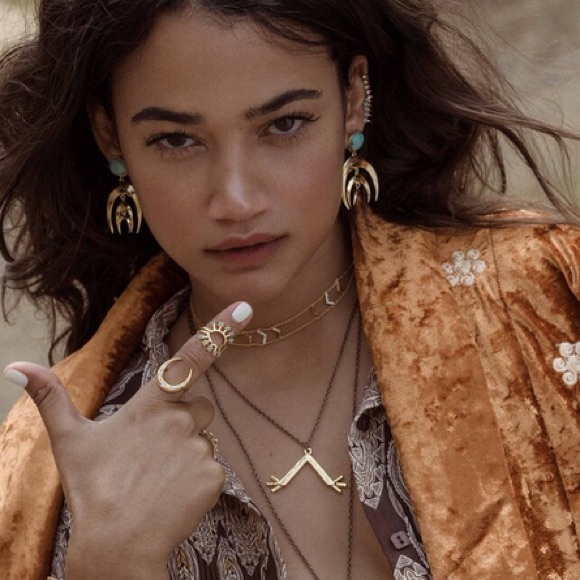 Opal Crescent Ring - Picture 3 of 3