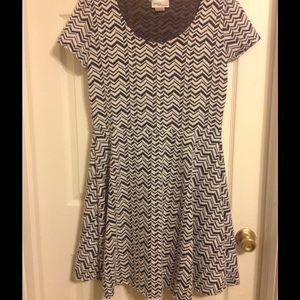Black and white dress