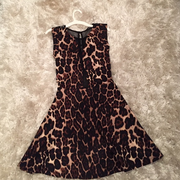 Leopard dress small