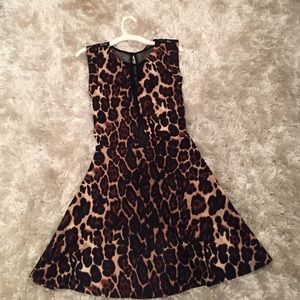 Leopard dress small