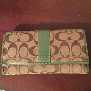 Coach wallet (large!)