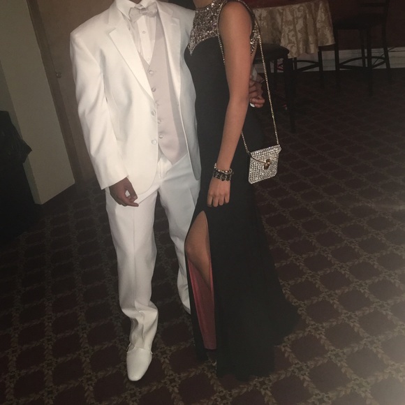 black/gold prom dress - Picture 4 of 4