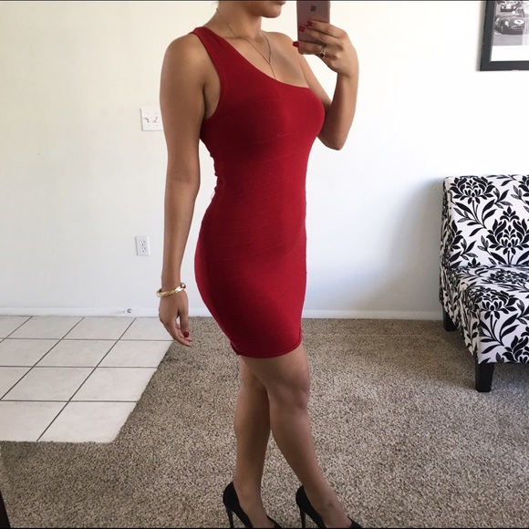 bebe Dresses & Skirts - One Shoulder Mini Dress