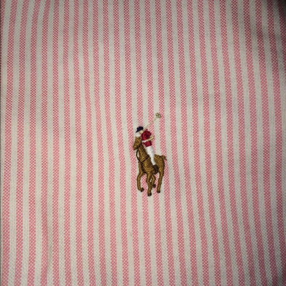 Pin striped Ralph Lauren classic fit blouse. - Picture 3 of 3