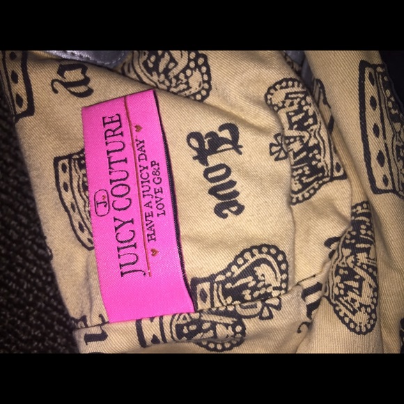 Black Suade Juicy Couture Purse - Picture 4 of 4