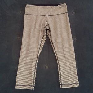 Gingham Lululemon cropped pants