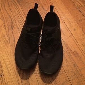Black Nike sneakers