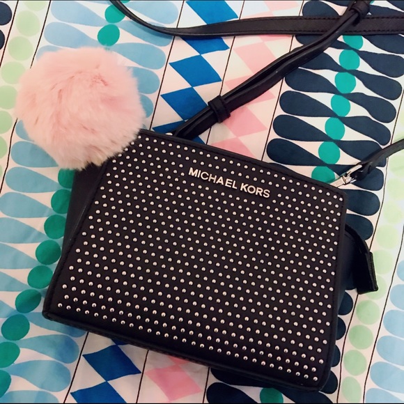 Michael Kors Handbags - SOLD- MK micro studded crossbody bag🌸🌹🌸