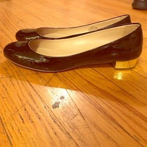 J.Crew patent ballet flats
