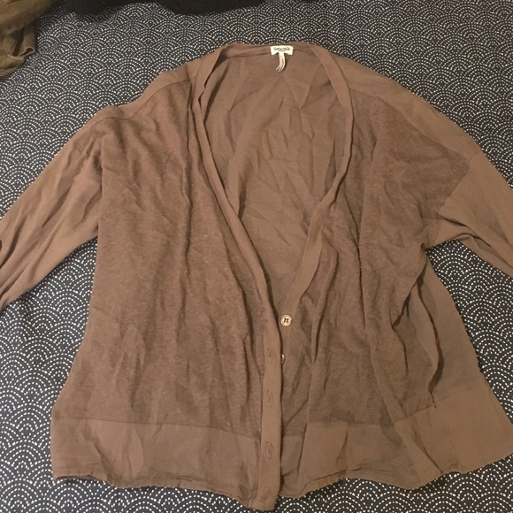 Splendid Taupe cardigan