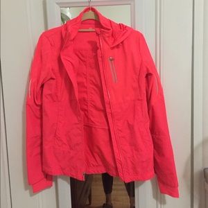 Neon running coat