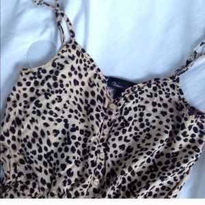 Cheetah Romper