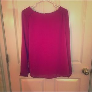 The Limited silk blouse long sleeved size L