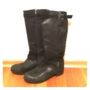 UGG riding boots, black, size 9.5