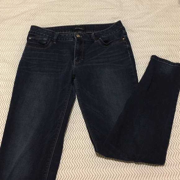 White House Black Market Dark Wash Skinny Jeans