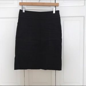 Classic black pencil skirt from Loft