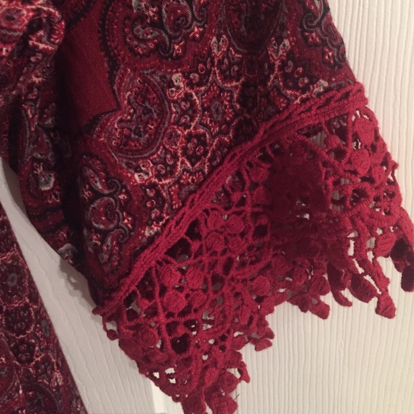 Red casual dress - Picture 3 of 4