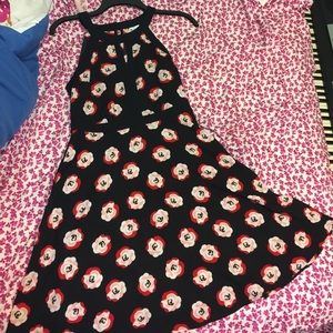 Flower printed dress