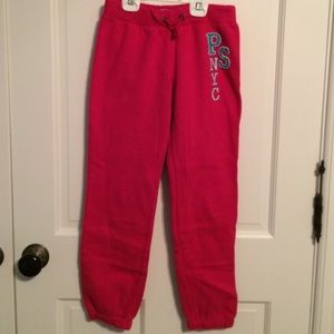 PS Girls pink sweatpants size 10