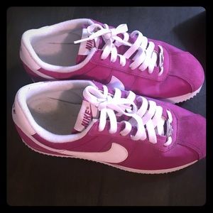 Brand new, Nike Cortez, size 8, pink, fuchsia