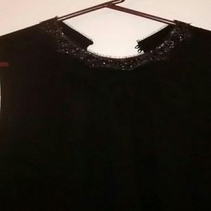 Gorgeous Coldwater Creek black dress