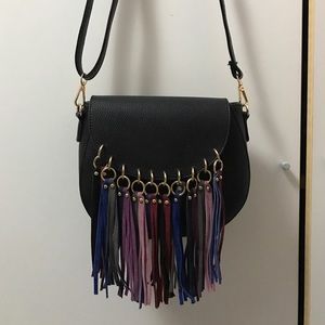 Black crossbody bag