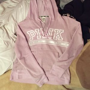 PINK perfect half zip hoodie