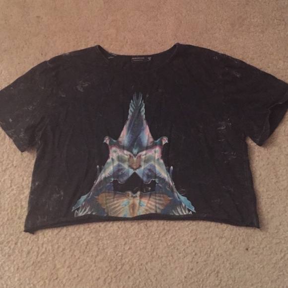 Pre-cut shirt with birds - Picture 1 of 4