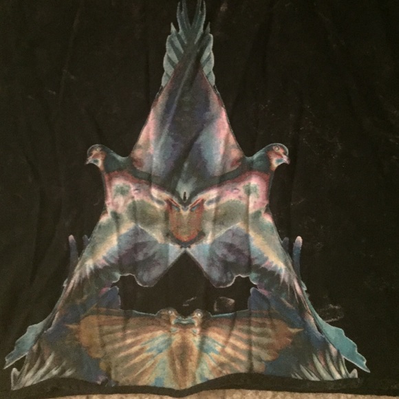 Pre-cut shirt with birds - Picture 2 of 4