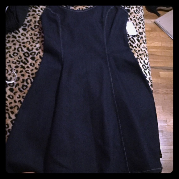 Dark wash Jean dress