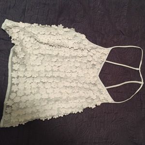 TOPSHOP camisole, floral appliqué