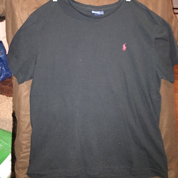 Black polo t shirt