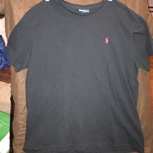 Black polo t shirt