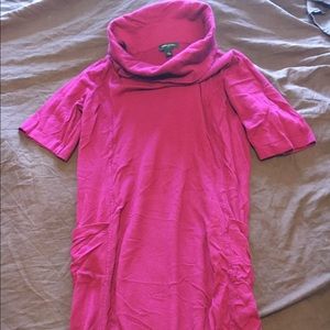 Short sleeved shirt dress with pockets!