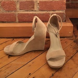 ALDO Elley Nude Wedge Sandals