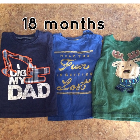 Lot: lucky brand + Christmas + dad 18 mo