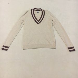 Old Navy Varsity V-Neck Sweater EUC